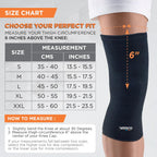 VISSCO SPRO KNEE CAP PLUS | IDEAL MILD SUPPORT FOR FREE KNEE MOVEMENT- BLACK (IN PAIR)