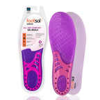 VISSCO FOOTSOL PREMIUM GEL INSOLES FOR ALL DAY COMFORT & PAIN RELIEF - FOR WOMEN ( SHOE SIZE 5-9)