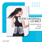 VISSCO FLEXI LACEPULL LS BELT (MODERATE SUPPORT)- GREY