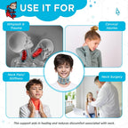 VISSCO CHAMP CERVICAL COLLAR FOR KIDS PROVIDES SUPPORT FROM NECK INJURIES