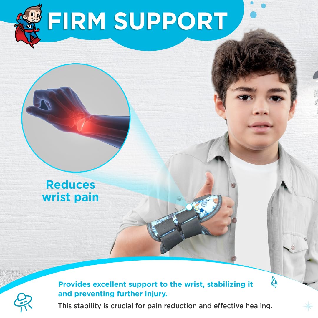 VISSCO CHAMP WRIST BRACE WITH SPLINT PROVIDES FIRM SUPPORT TO THE WRIST
