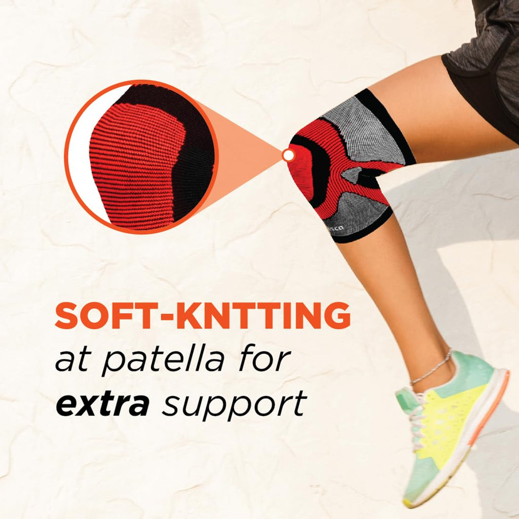 VISSCO 3D KNEE CAP WITH DONUT PADDING (SINGLE PIECE)