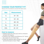 VISSCO KNEE BRACE - LONG (19" BRACE) | IDEAL FIRM KNEE SUPPORT THAT LIMITS KNEE MOTION & STABILIZES KNEE- BEIGE