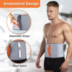 VISSCO NEOPRENE 8" ABDOMINAL BELT | GREY