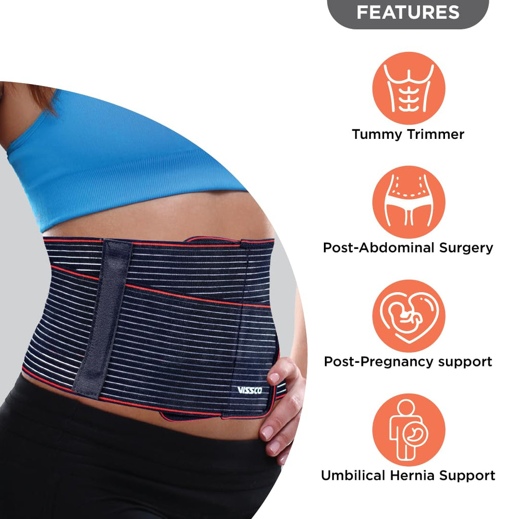 VISSCO ABDOSET | ABDOMINAL SUPPORT FOR WEAK ABDOMINAL MUSCLES