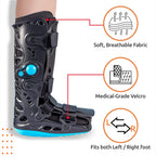 VISSCO PNEUMATIC WALKER BOOT (DOUBLE PUSH BUTTON - LONG TYPE WITH 17" HEIGHT