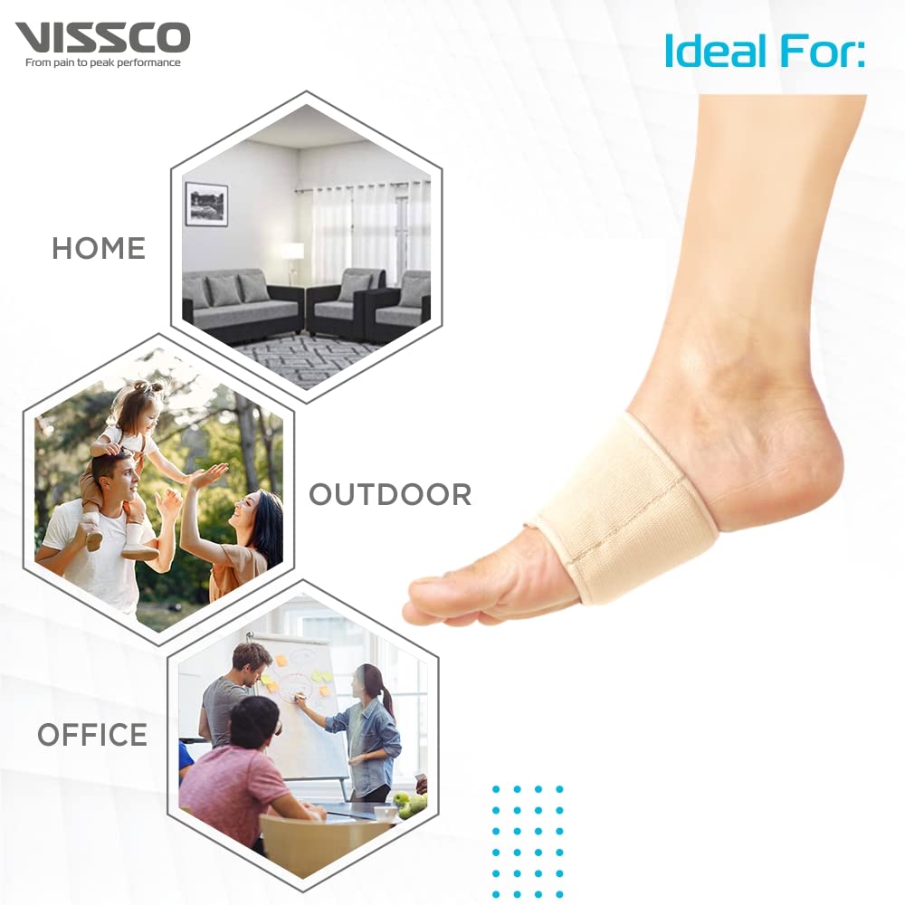 VISSCO METATARSAL SILICONE CUSHION SUPPORT (BEIGE)