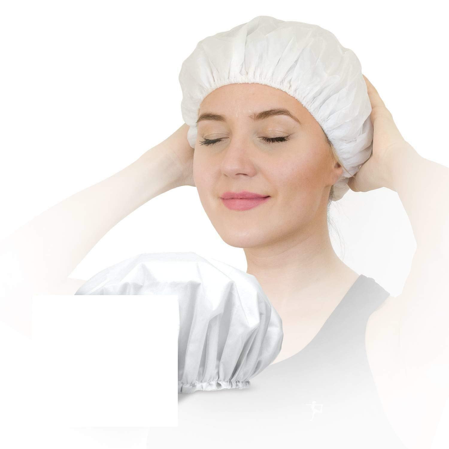 SHi Rinse Free Shampoo Cap, Shampoo and Condition Hair with No Water or Rinsing -Alcohol-Free COMPLETE AND COMFORTABLE HAIR WASH IN A SINGLE STEP Pack of 2 shampoo cap
