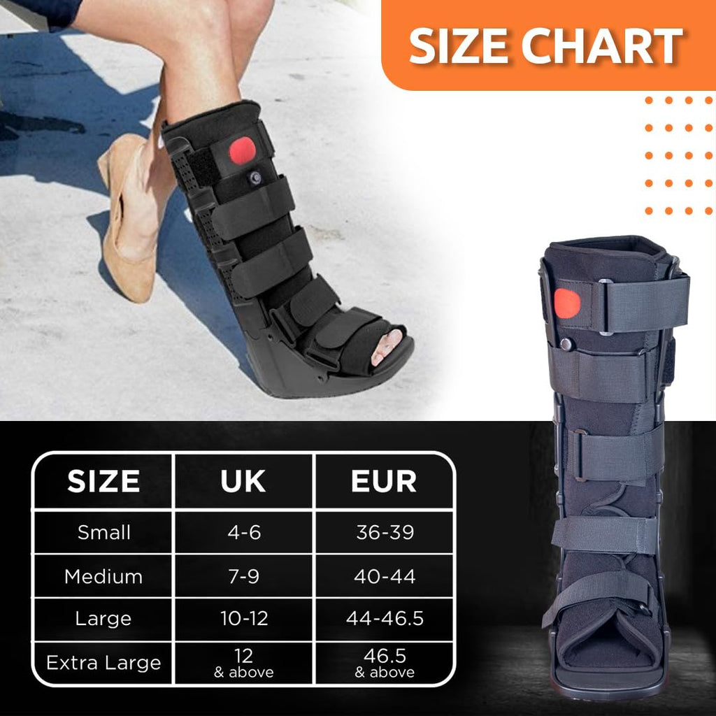 VISSCO PNEUMATIC WALKER BOOT (SINGLE PUSH BUTTON - LONG TYPE WITH 17" HEIGHT)