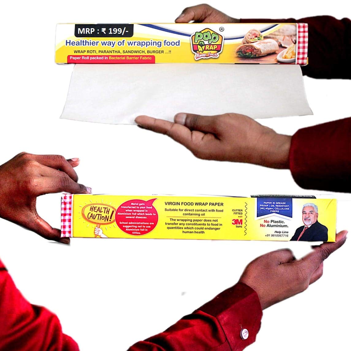 SHI Pap Wrap Food Wrapping Paper Roll 21Mtr.
