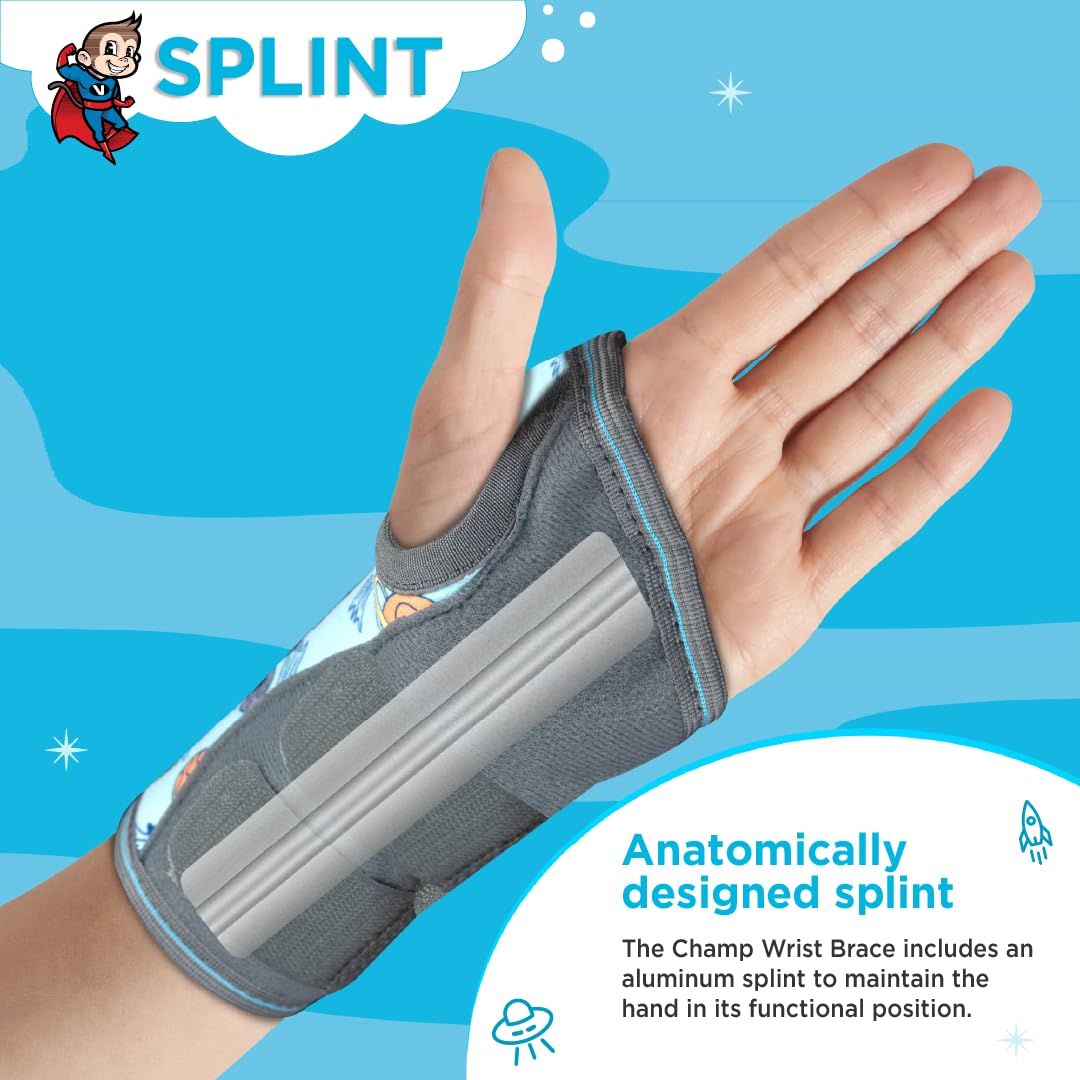 VISSCO CHAMP WRIST BRACE WITH SPLINT PROVIDES FIRM SUPPORT TO THE WRIST