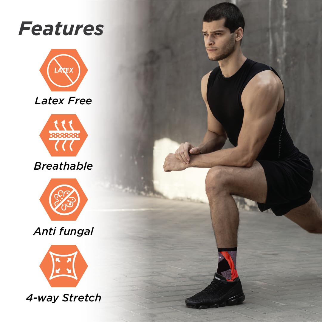 VISSCO 3D ANKLE SUPPORT (MULTICOLOR)