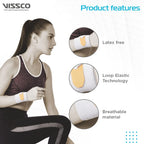 VISSCO WRIST BINDER WITH DOUBLE LOCK (MILD SUPPORT) - GREY