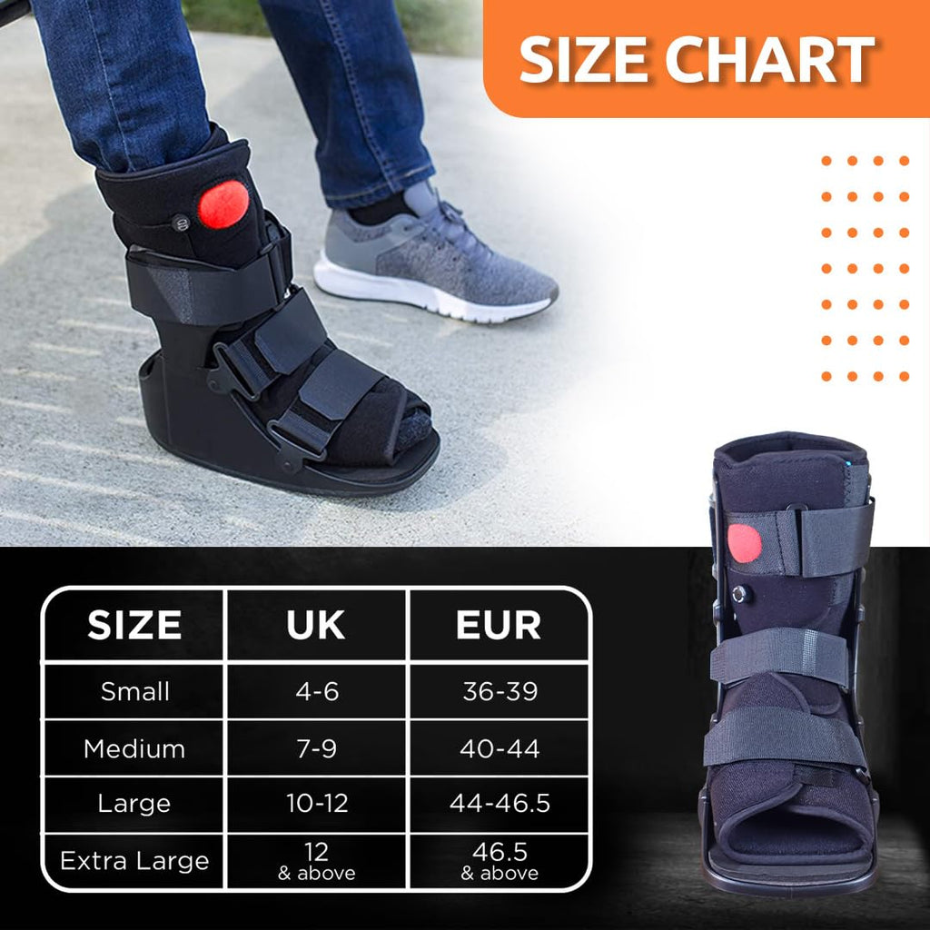 VISSCO PNEUMATIC WALKER BOOT (SINGLE PUSH BUTTON- SHORT TYPE WITH 11" HEIGHT)