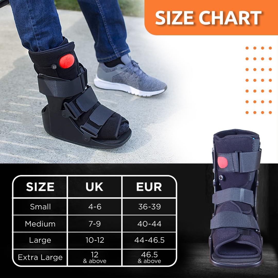 VISSCO PNEUMATIC WALKER BOOT (SINGLE PUSH BUTTON- SHORT TYPE WITH 11" HEIGHT)
