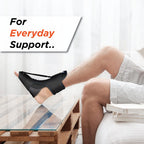 VISSCO FOOT RAISER WITH DETACHABLE SPLINTS, SUPPORT FOR PLANTAR FASCIITIS (BLACK)