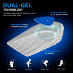 VISSCO FOOTSOL GEL HEEL CUPS | ALL DAY COMFORT HEEL CUSHION FOR PAIN RELIEF