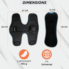 VISSCO FOOT RAISER WITH DETACHABLE SPLINTS, SUPPORT FOR PLANTAR FASCIITIS (BLACK)