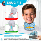 VISSCO CHAMP CERVICAL COLLAR FOR KIDS PROVIDES SUPPORT FROM NECK INJURIES