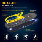 VISSCO FOOTSOL PREMIUM GEL INSOLES FOR ALL DAY COMFORT & PAIN RELIEF