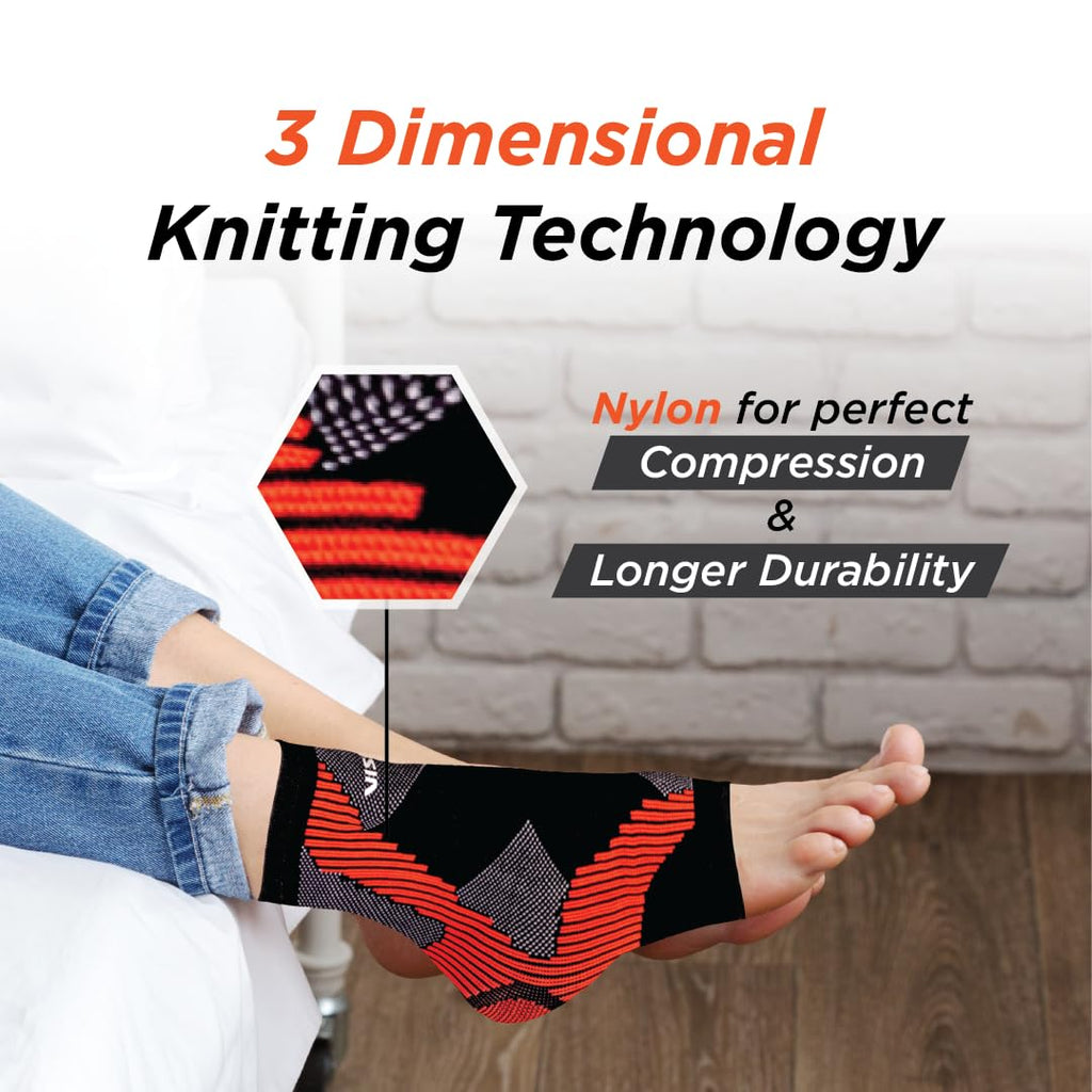 VISSCO 3D ANKLE SUPPORT (MULTICOLOR)