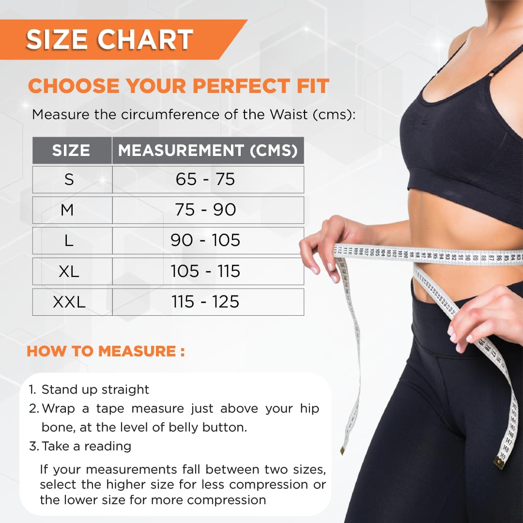 VISSCO LUMBOSET BELT(BASIC) - MILD SUPPORT | PROVIDES SUPPORT TO THE BACK (BLACK)