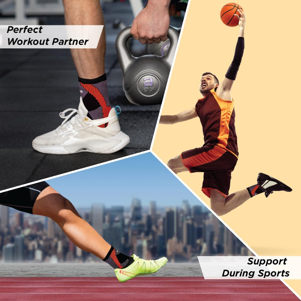 VISSCO 3D ANKLE SUPPORT (MULTICOLOR)