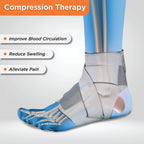 VISSCO NEOPRENE ANKLE SUPPORT (GREY)