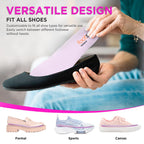VISSCO FOOTSOL PREMIUM GEL INSOLES FOR ALL DAY COMFORT & PAIN RELIEF - FOR WOMEN ( SHOE SIZE 5-9)