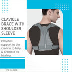 VISSCO CLAVICLE BRACE WITH SHOULDER SLEEVE