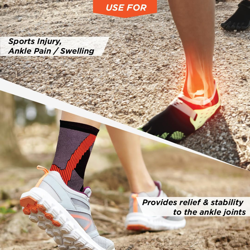 VISSCO 3D ANKLE SUPPORT (MULTICOLOR)