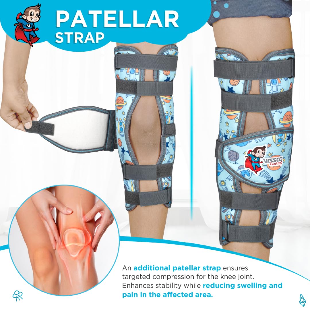 VISSCO CHAMP KNEE BRACE FOR KIDS (FIRM SUPPORT)