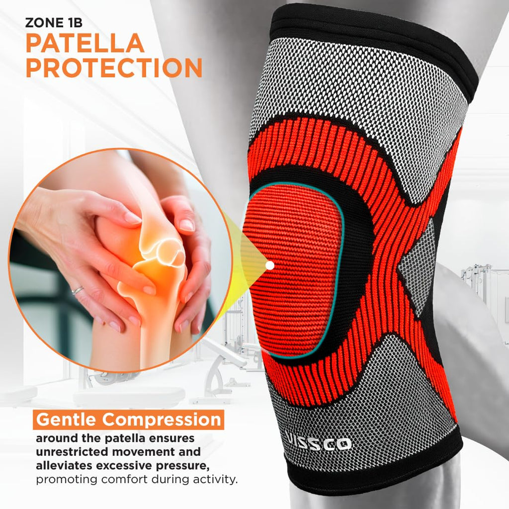 VISSCO 3D KNEE CAP (SINGLE PIECE)