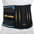 VISSCO LUMBOSET BELT(BASIC) - MILD SUPPORT | PROVIDES SUPPORT TO THE BACK (BLACK)