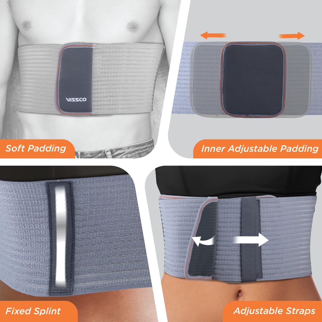 VISSCO RIB BELT - GREY