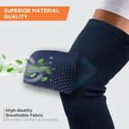 VISSCO SPRO KNEE CAP PLUS | IDEAL MILD SUPPORT FOR FREE KNEE MOVEMENT- BLACK (IN PAIR)