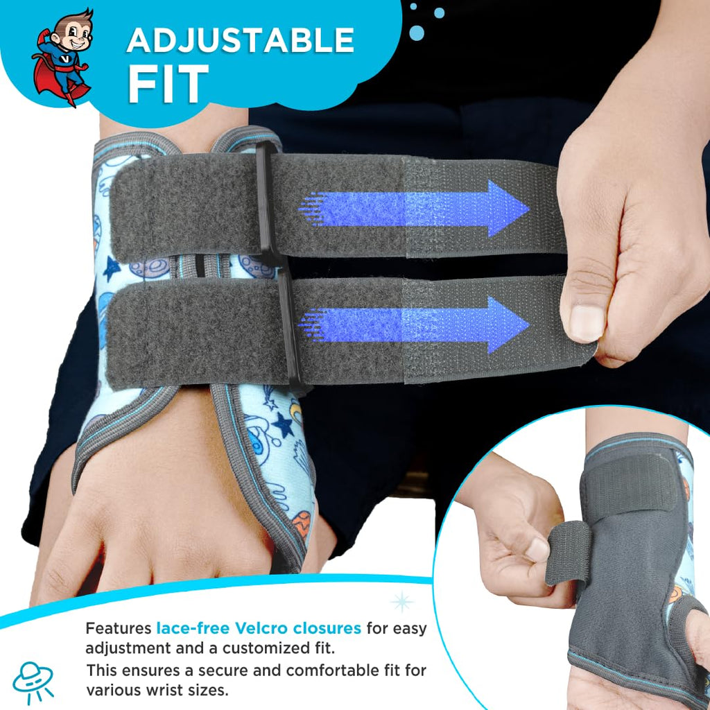 VISSCO CHAMP WRIST BRACE WITH SPLINT PROVIDES FIRM SUPPORT TO THE WRIST