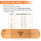 VISSCO ABDOMINAL BELT 8" SUPPORT THE WEAK ABDOMINAL MUSCLES TO RELIEF PAIN