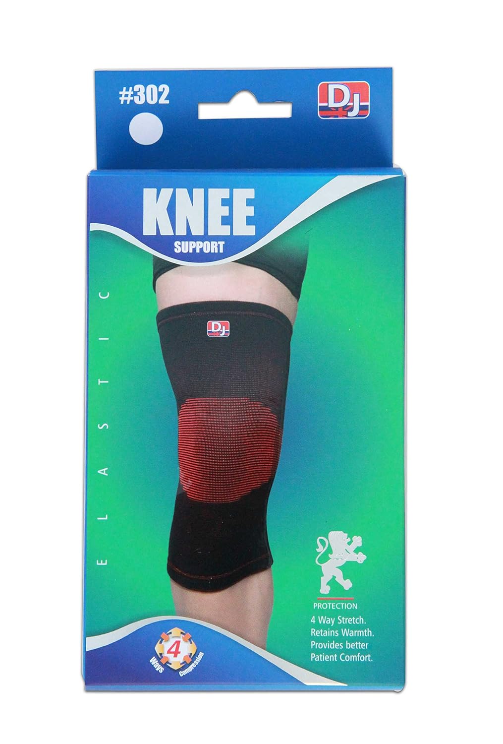 DJ SUPPORT KNEE SUPPORT (BLACK)