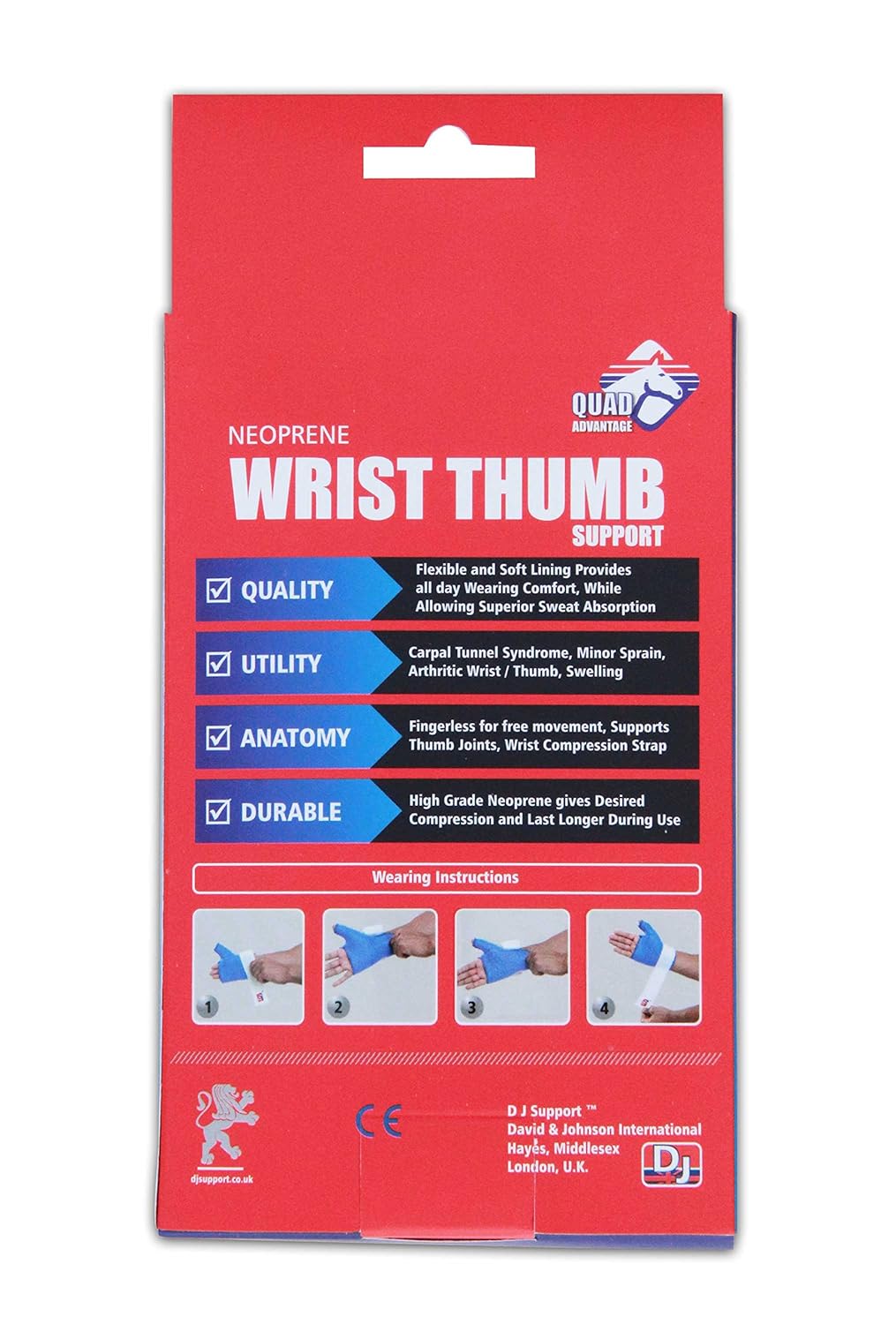 DJ SUPPORT WRIST THUMB SUPPORT