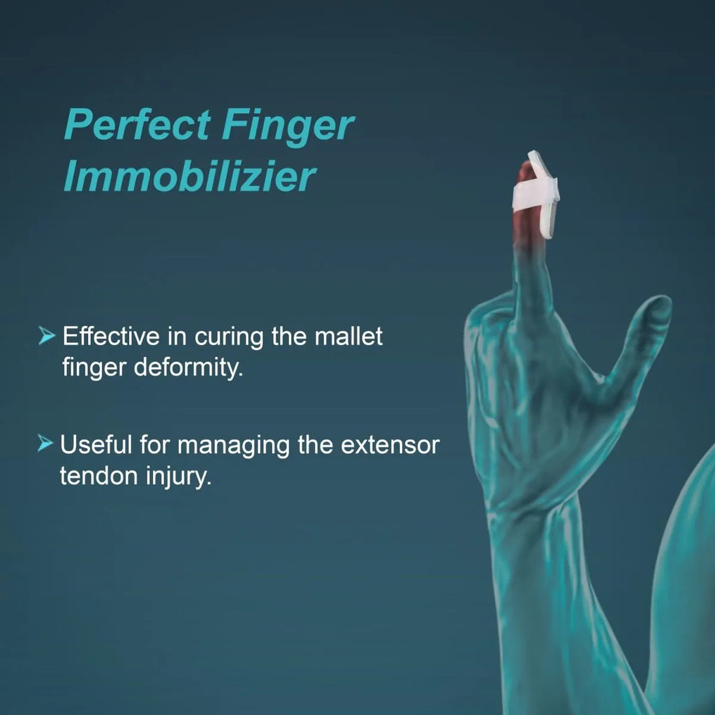 Mallet Finger Splint, Silver, Universal Size, 1 Unit