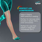 TYNOR COMPRESSION STOCKINGS MID THIGH CLASSIC (PAIR)  ( I-15 )