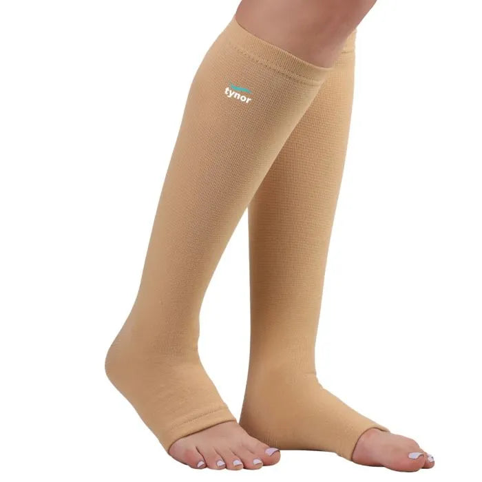 TYNOR COMPRESSION STOCKING BELOW KNEE CLASSIC - PAIR ( I-16 )