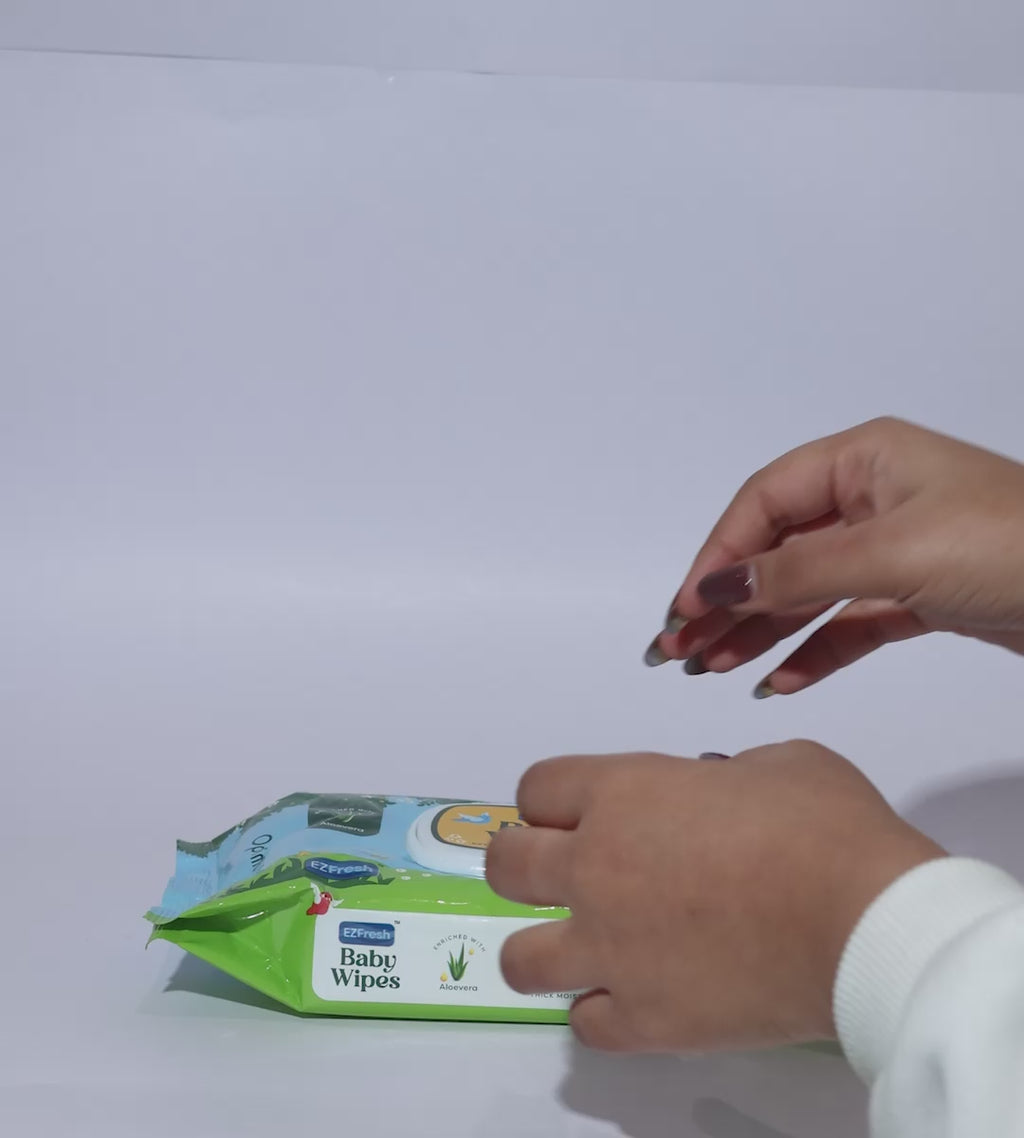 OPTIMA BABY WIPES WITH ALOE VERA (72 WIPES)