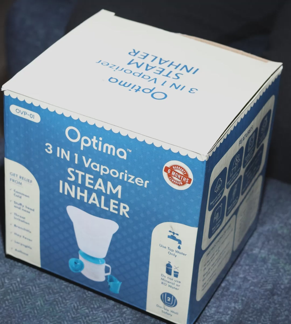 OPTIMA 3-IN-1 VAPORIZER STEAM INHALER FOR COLD